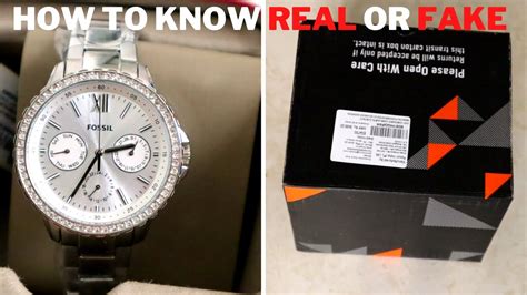 how to tell if its a fake fossil watch|Fossil watch Real vs Fake Watch .